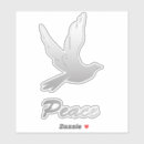 Recherche de message de paix autocollants Colombe