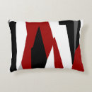 Recherche de abstrait noir et blanc coussins Rouge