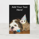 Recherche de bouledogue anniversaire cartes chiens