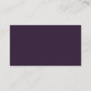 Recherche de mauve foncé cartes visite Pourpre