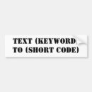 Recherche de message voiture autocollants Texte