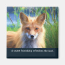 Recherche de animal sauvage magnets Renard
