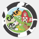 Recherche de fermes autocollants Vache