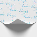 Recherche de twins papier cadeau Baby shower