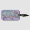 Recherche de hippopotame bagages étiquettes Animal
