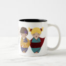 Recherche de poupée de kokeshi tasses Fille