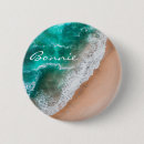 Recherche de rivage de plage badges Océan