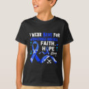 Recherche de faith hope love tshirts Bleu