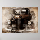 Recherche de vieilles voitures posters Vieux
