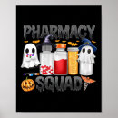 Recherche de fantômes mignons posters Halloween mignon