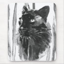 Recherche de chats jungle tapis souris Aquarelle