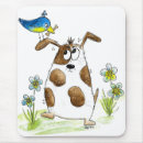 Recherche de brun et blanc tapis souris Dog