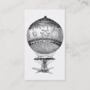 Recherche de montgolfière cartes visite Vintage