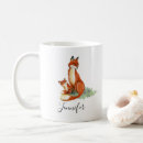Recherche de famille de renard tasses Boisé