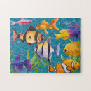 Recherche de aquarium puzzles Poissons tropicaux
