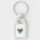 Recherche de cristal rectangulaires porteclés Coloré