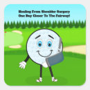 Recherche de golf drôle autocollants Mignon