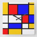 Recherche de style mondrian horloges Abstrait