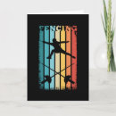 Recherche de escrime vœux cartes Épée