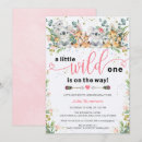 Recherche de safari baby shower fille invitations Un peu sauvage