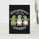 Recherche de lutins carte jour saint patrick Vert