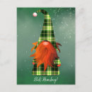 Recherche de gnomes cartes postales Vert