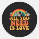Recherche de paix autocollants Amour