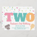 Recherche de crème glacée pastel invitations Coloré