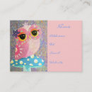 Recherche de hibou mignon cartes visite Amusement