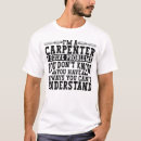 Recherche de charpentier drôle tshirts Homme manuel