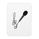 Recherche de notes musique magnets Chanteur