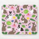 Recherche de mignon lapin tapis souris Coloré