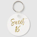 Recherche de seize porteclés Sweet sixteen
