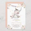 Recherche de boho elephant invitations Éléphant d'aquarelle