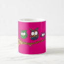 Recherche de hibou lunatique tasses Hiboux