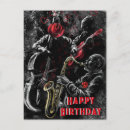 Recherche de contrebasse cartes postales Jazz