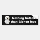 Recherche de bichon voiture autocollants Animaux familiers