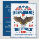 Recherche de aigle américain invitations Rouge blanc bleu