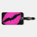 Recherche de rouge lèvres bagages étiquettes Baiser