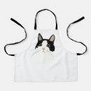 Recherche de chat blanc noir tabliers Pour enfants