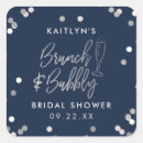 Recherche de bulles bleues autocollants Brunch et bulles