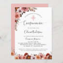 Recherche de floral confirmation invitations Rose