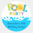 Recherche de bord autocollants Fête d'anniversaire