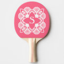 Recherche de rose corail raquettes ping pong Blanc