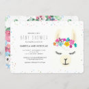 Recherche de fiesta llama baby shower invitations Aquarelle