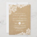 Recherche de motif dentelle invitations Rustique