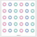 Recherche de distance autocollants Rose