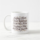 Recherche de humour de sécurité tasses Sarcastique