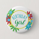 Recherche de jaune et pourpre badges Floral