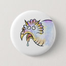 Recherche de dinosaure drôle badges Illustration
